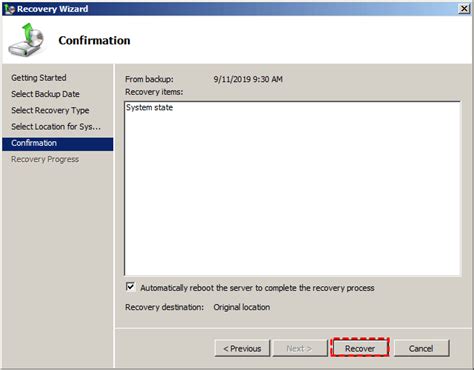 Image result for Restore Windows Server 2008 from Backup