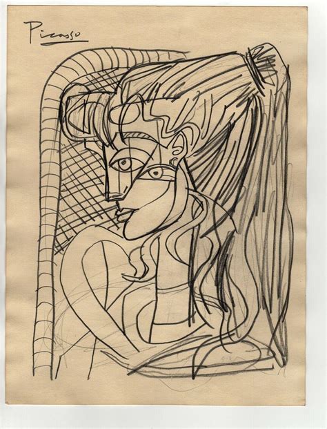 Pablo Picasso - Pencil Drawing - Portrait | #3763513695