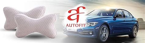 AUTOFIT Memory Foam Bone Shaped CAR Neck Pillow in Beige Set of 2 ...