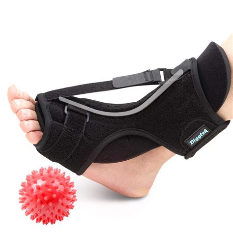 Buy Plantar Fasciitis Night Splint, Diggtek Foot Drop Orthotic Brace ...