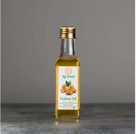Aceso Cold Pressed Walnut Oil (100ml) - Nutrient-Rich Elixir for Heart ...