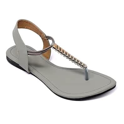 Buy Happy Shopping - Women's Synthetic Stylish Casual Flat Sandals ...