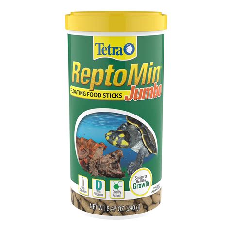 TETRA REPTOMIN JUMBO FLOATING SOFT FOOD STICKS FOR LARGE TURTLES, 8.47 ...