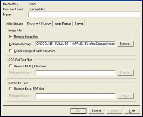 Oracle WebCenter Content用Kofax Capture Export Connectorの管理