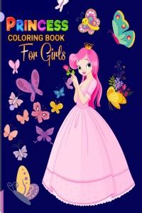 Princess Coloring Book For Girls - Coloring& Activity Book for Girls ...