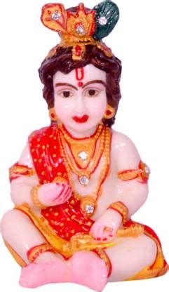 Craft n Kraft God Bal Gopal Krishna Polyresin Idol Decorative Showpiece ...