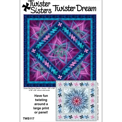 TWISTER DREAM Quilting Pattern - Twister Sisters - TWS117 - Midi Tool ...