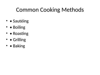 Basic Knowledge On Recipes 的图像结果