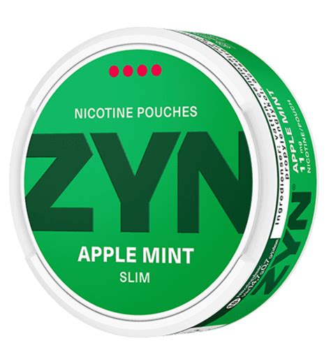 ZYN Slim Apple Mint Extra Strong 11mg – pouched.in