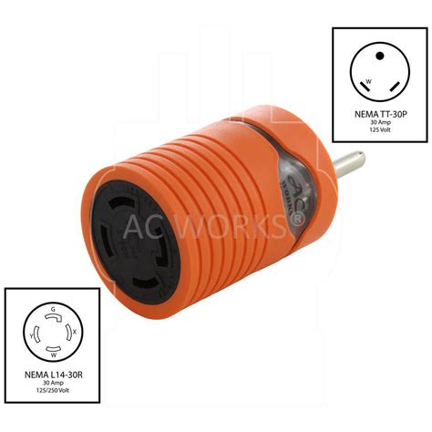 Locking Adapter RV/Generator TT-30P 30 Amp Plug to India | Ubuy