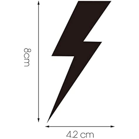 Zaiphany 48 PCS Black Lightning Bolt Decals for Wall or Cars, India | Ubuy