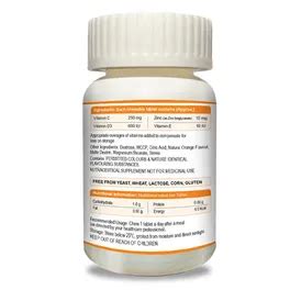 Buy Imunbites Sugar Free Orange Flavored Chewable Tablets | 19 Minutes ...