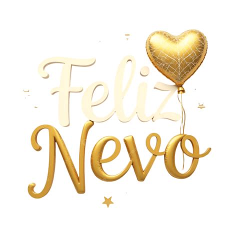 Feliz Ano Novo 3d Letras Oro 2025 Año Nuevo Clipart Ilustración PNG ...