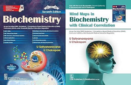 Buy Biochemistry - Satyanarayana - 7th/Ed. 2026 + Packed Inside Free ...