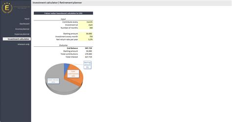 Excel Retirement Planner 的图像结果