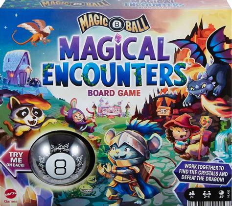 Mattel Games Magic 8 Ball Magical Encounters Board Game for Kids ...
