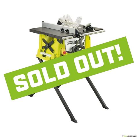 Ryobi 5133002221 RTS1800S-G Saw table with stand 1800 Watt