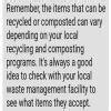 Think of the trash that your family throws away every week. Try to ...