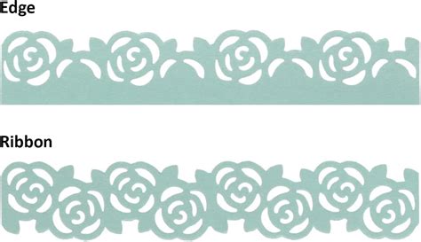 Buy Bira Craft 2 in 1 Rose Bush Border Edge Craft Punch,Valentine’s Day ...