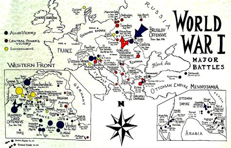 Major battles of WW1, 1914-1918 (Map) : r/battlefield_one