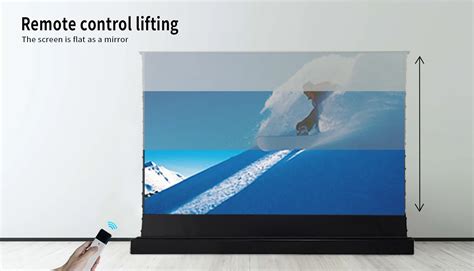 Perfect Floor Rising Projector Screen That Inspire