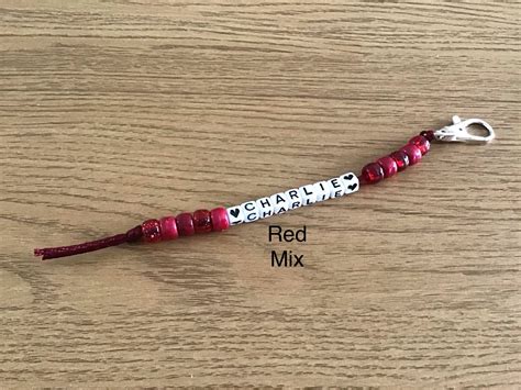 Buy Personalised Keychain, Bag Charm, School Bag Charm, Key Ring, Any ...