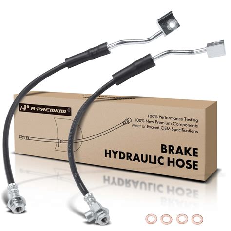 Amazon.com: A-Premium Front Driver and Passenger Brake Hydraulic Hose Compatible with Ford ...