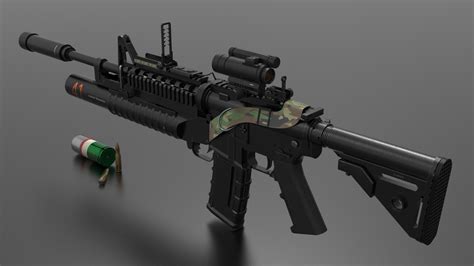 M203 Grenade Launcher in Weapons - UE Marketplace