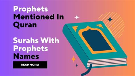 Prophets Names In Islam - Bayan Al Quran Academy