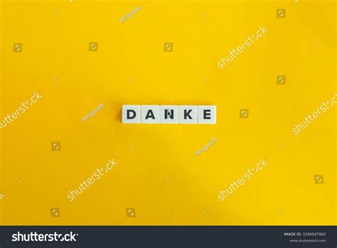 Danke Thank You On German Language Stock Photo 2290547983 | Shutterstock