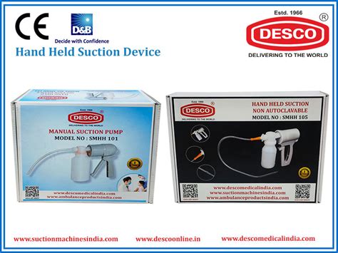 Suction Machine and Unit Manufacturers and Exporters India | DESCO
