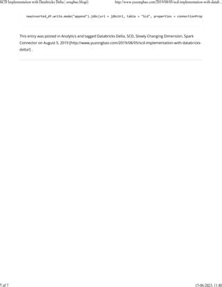 Image result for SCD2 SQL Implementation