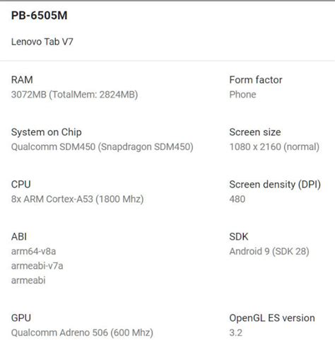 Lenovo Tab V7 phablet with Android Pie gets FCC certification | Digit