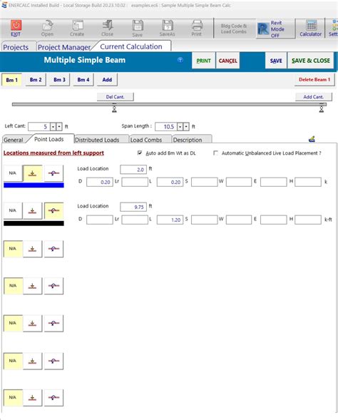 Simple Beam Calculation 的图像结果
