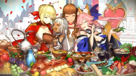 Fate/Extella HD: Tamamo no Mae & Saber Feast Wallpaper Celebration