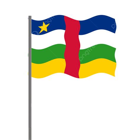 Central Hd Transparent, Central African Republic Flag Waving, Central ...