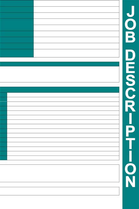 Image result for Job Description Form Template