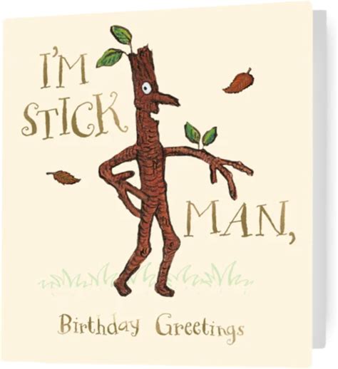 The Gruffalo Birthday Card Im Stick Man Child Happy Birthday ...