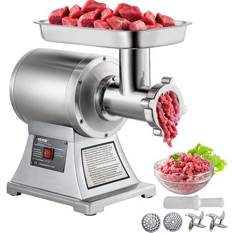 Amazon.com: VEVOR Commercial Meat Grinder, 550LB/h 1100W Electric Meat ...