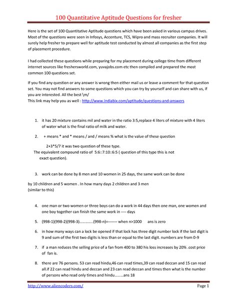 100 quant questions - For Interview preparations - Here is the set of ...