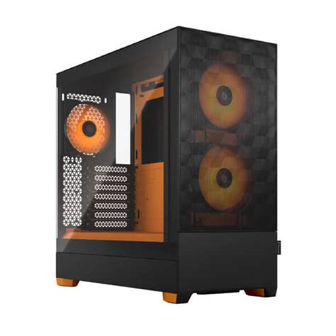 Fractal Design Pop Air RGB Orange Core | ATX Cabinet | Mdcomputers.in