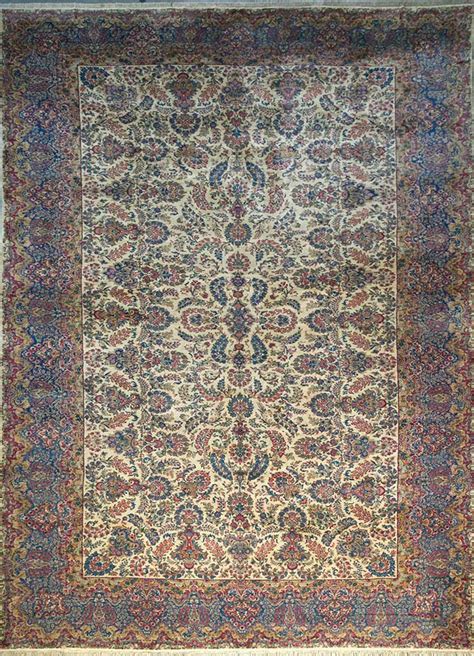 SATK-114 aalam ivory Hand Knotted wool Rugs - Jaipur Rugs India