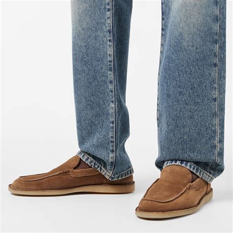 DOLCE AND GABBANA | Men's Crepe Textured Slip-On Loafers | Men | Light ...