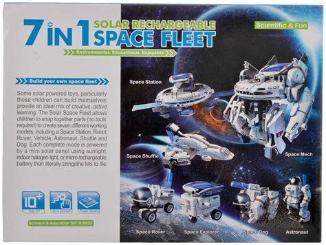 Buy Miracle 7 in 1 Space Fleet Solar Educational DIY Toy for Kids ...