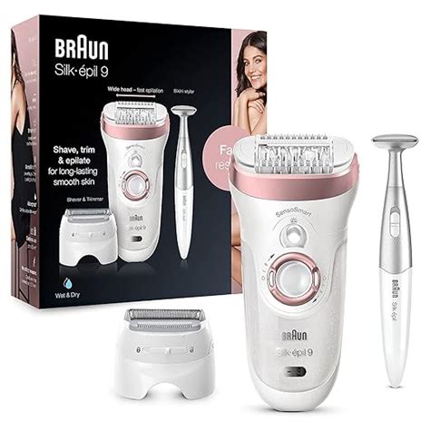 Braun Silk-épil 9-890 Epilator for Women, Women Shaver & Trimmer ...