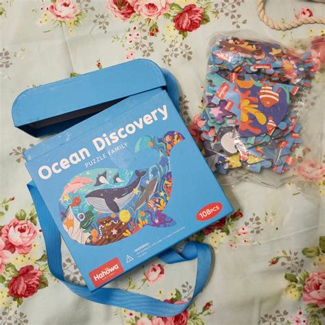 Petit Collage Rainforest Floor Puzzle + Hahowa Ocean Discovery Puzzle ...