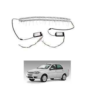 PRIKNIK Daytime Running White Light with Yellow Turn Signal Light 16 ...