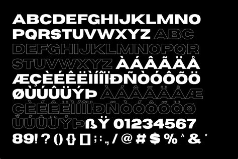 Font Creator Program 的图像结果