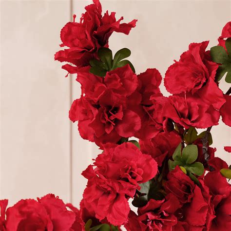 Shop Red Azalea Faux Flower Stem - Single - at Best Price Online in India