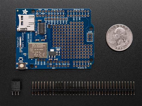 Adafruit HUZZAH CC3000 WiFi Shield with Onboard Antenna – MG Super Labs